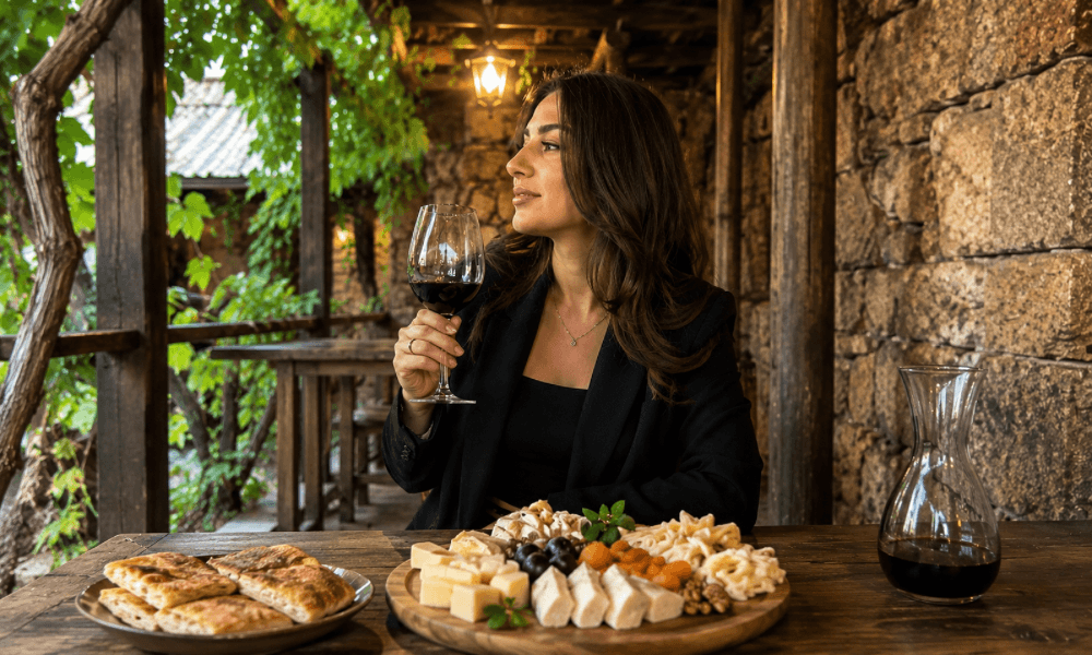 armenian wine and cheese
